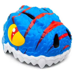 Comparateur de prix : Casque de velo pour enfants   dino bleu   crazy safety   certifie en1078