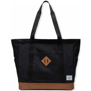 Sac a dos Herschel Heritage Tote - Black/Saddle Brown pas cher