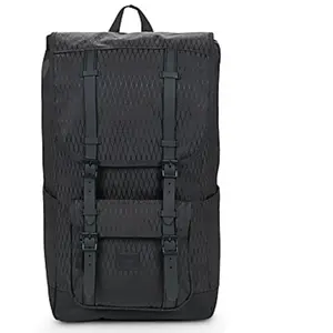 Herschel Little America - Sac à dos 16" 49,5 cm (diamant noir/noir) pas cher