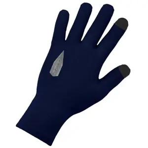 Gants longs Q36.5 Rain Winter bleu foncé - L pas cher