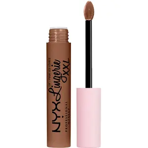 NYX PROFESSIONAL MAKEUP Rouge à lèvres liquide - Lip Lingerie XXL - Hot Caramelo pas cher