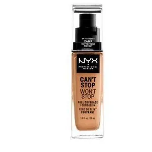 Comparateur de prix : NYX Nyx Can?T Stop Won?T Stop Full Coverage Foundation Golden 30ml