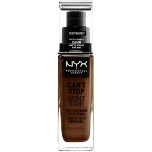 NYX Professional Makeup Can't Stop Won't Stop Fond de teint Deep Walnut pas cher