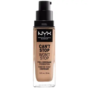 NYX Nyx Can?T Stop Won?T Stop Full Coverage Foundation Medium Buff 30ml pas cher