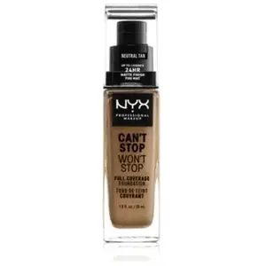 NYX Professional Makeup Fond de teint - Can't Stop Won't Stop - 12.7 Neutral Tan - 30 ml pas cher