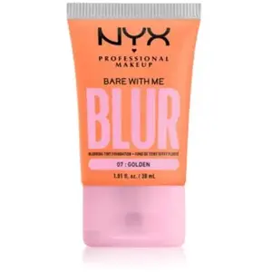 Comparateur de prix : NYX PROFESSIONAL MAKEUP Fond de teint effet flouté - Bare With Me Blur - 7 Golden - 30 ml