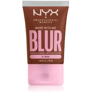 Comparateur de prix : NYX Professional Makeup Fond de teint effet flouté - Bare With Me Blur -  21 Rich  - 30 ml