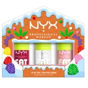 NYX Professional Makeup Gingerbaddie Land Fat Oil coffret cadeau lèvre... pas cher