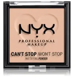 Comparateur de prix : NYX PROFESSIONAL MAKEUP Poudre matifiante - Can't Stop Won't Stop - 04 Medium