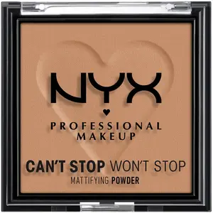 NYX PROFESSIONAL MAKEUP Poudre matifiante - Can't Stop Won't Stop - 07 Caramel pas cher