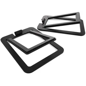 Kanto S2 Desktop Speaker Stands - 2 Pack - Vertical Tilt - Steel (Black) pas cher