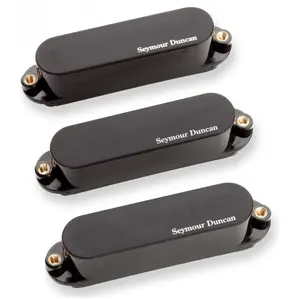 Seymour Duncan Simple Blackouts, Hot Strat, Kit, Noir