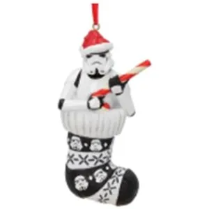 Comparateur de prix : Nemesis Now Boule de Noël Figure d'art Stormtrooper in Stocking 11,5 cm