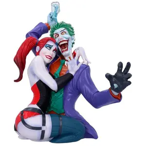 Nemesis Now Buste Collector - Dc Comics - Harley Quinn Et Le Joker - 375cm
