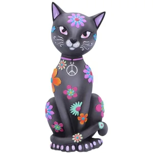 Statuette  de Nemesis Now - Hippy Kitty - pour Unisexe - multicolore StandardVendu paramazon