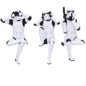 Comparateur de prix : Nemesis Now Figure Stormtrooper Three Wise Sitting Stormtroopers 11 Cm