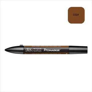 Winsor & Newton Marqueur à alcool double pointe Promarker Sienne foncé pas cher