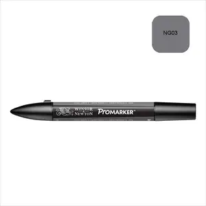 Winsor & Newton Marqueur à alcool double pointe Promarker Gris Froid 4 pas cher