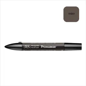 Winsor & Newton Marqueur à alcool double pointe Promarker Gris Chaud 5 pas cher