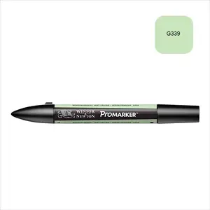 Winsor & Newton Marqueur à alcool double pointe Promarker Vert prairie pas cher