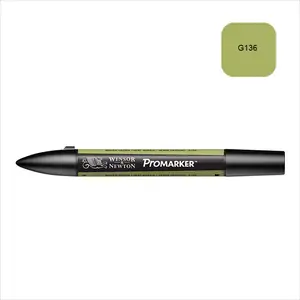 Winsor & Newton Marqueur à alcool double pointe Promarker Kaki pas cher
