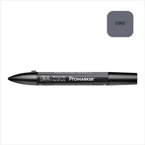 Winsor & Newton Marqueur à alcool double pointe Promarker Gris glacé 5 pas cher