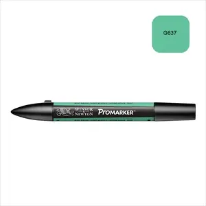 Winsor & Newton Marqueur à alcool double pointe Promarker Vert menthe pas cher