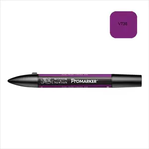 Winsor & Newton Marqueur à alcool double pointe Promarker Prune pas cher