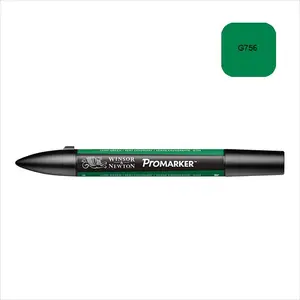 Winsor & Newton Marqueur à alcool double pointe Promarker Vert luxuriant pas cher