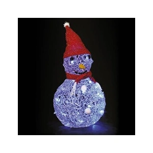 Féeric lights & Christmas Bonhomme de neige lumineux bleu pas cher
