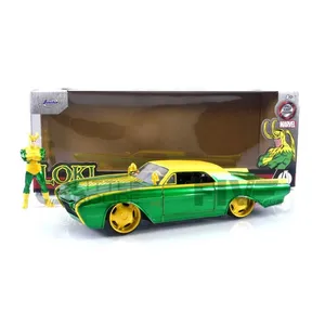 JADA TOYS- Ford Voiture Miniature de Collection, 33357GR, Green/Yellow