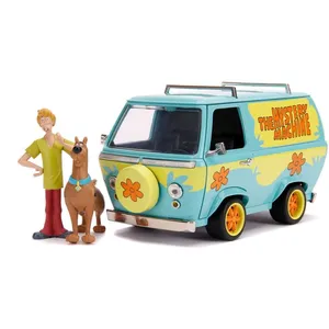 JADA Mystery Machine Scooby-Doo Figure Blue 1/24 pas cher
