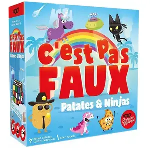 Asmodee Jeu d’ambiance Asmodée C'est pas faux Patates et ninjas pas cher
