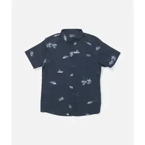 Salty Crew Breezer Perf Button Up Chemise bleu L