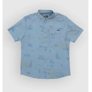 Salty Crew Flagship Uv Button Up Shirt bleu XXL pas cher