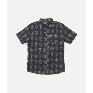 Salty Crew Breezer Perf Button Up Chemise bleu L