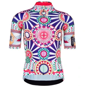 Maillot Q36.5 R2 à manches courtes rouge blanc multicolore. - XXL pas cher