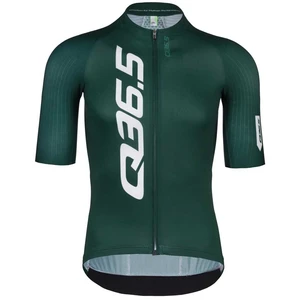 Maillot Q36.5 R2 Signature manche courte vert logo noir. - XS pas cher