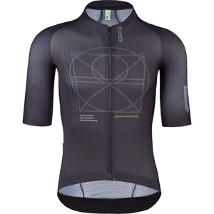 Maillot Q36.5 Gregarius Clima Vitruvian manches courtes noir clair - L pas cher