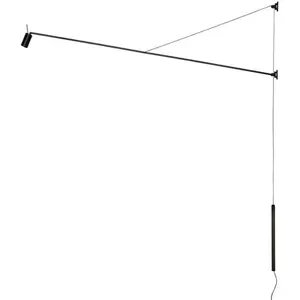 NEMO lampe murale SWAN PLUS (Noir mat - Aluminium)Vendu parmyareadesign