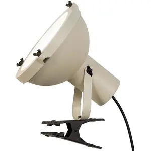 Comparateur de prix : NEMO lampe avec une pince PROJECTEUR 165 (Blanc sable - aluminium et verre)