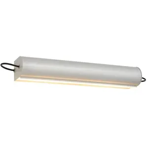 NEMO lampe murale applique APPLIQUE CYLINDRIQUE LONGUE (White wash - Aluminium)Vendu parmyareadesign