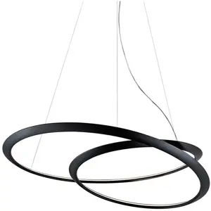 NEMO lampe à suspension KEPLER (Uplight / Noir 2700K - Aluminium verni...Vendu parmyareadesign