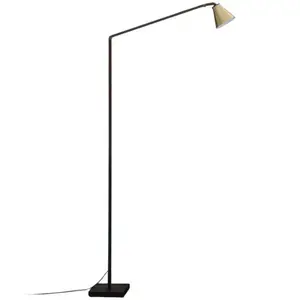 NEMO lampadaire UNTITLED READING (Gold Cone 3000K - Aluminium verni)