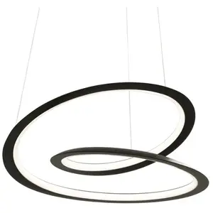Nemo - Suspension Kepler - Noir - Aluminium extrudé - Designer Arihiro...