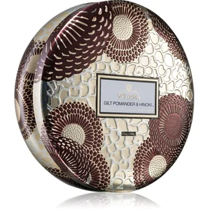 VOLUSPA Japonica Holiday Gilt Pomander & Hinoki bougie parfumée en mét... pas cher