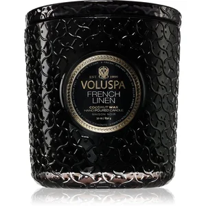 VOLUSPA Maison Noir French Linen bougie parfumée 850 g pas cher