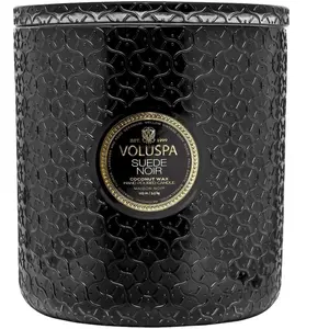 VOLUSPA - Suede Noir 5W Hearth Bougies 1 pieces unisex pas cher