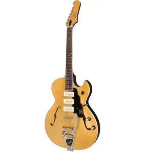 Guild Newark St. Collection Starfire I Jet 90 Satin Gold guitare hollo...