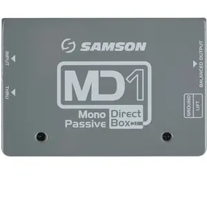 Samson MD1 - Boîtier de direct passif mono série S-MAX - noire